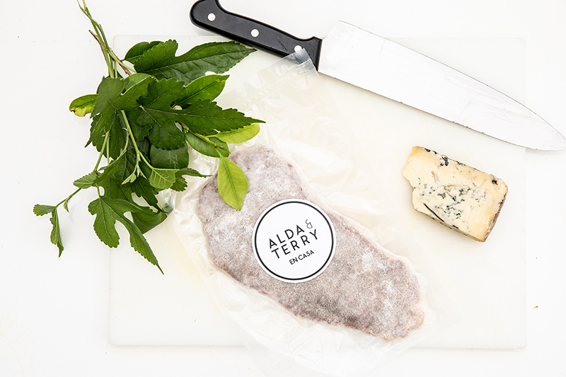 Cordon Bleu de Lomo Alto con Queso de Gorgonzola