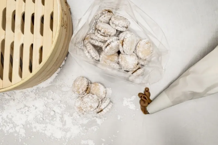 Mini Alfajores con Dulce de Leche