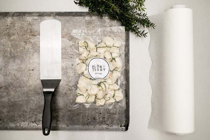 Saquitos de Puerro y Queso