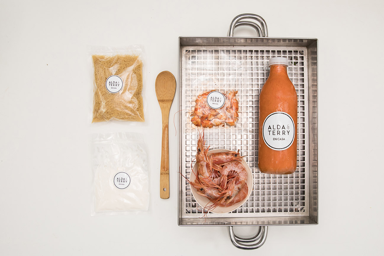 Fideuá de Gambones con Ali Oli