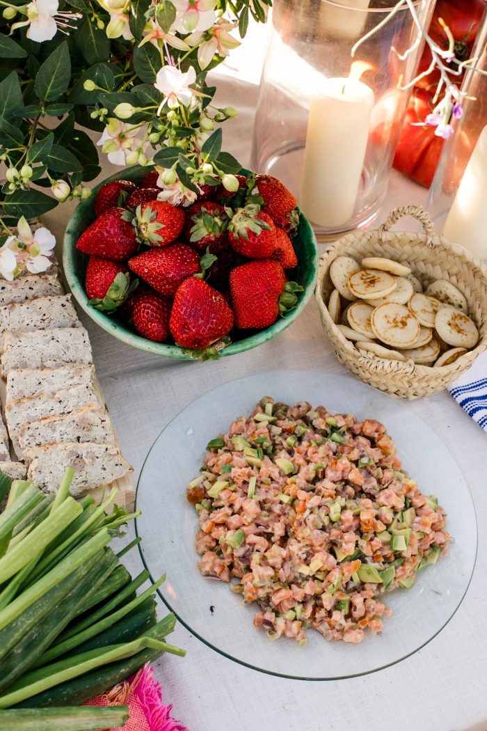 receta tartar de salmón