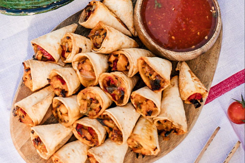 Fajitas Mexicanas con Salsa de Tomate Picante - Imagen 3